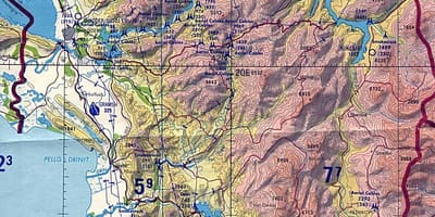 地图阿尔巴尼亚的地理